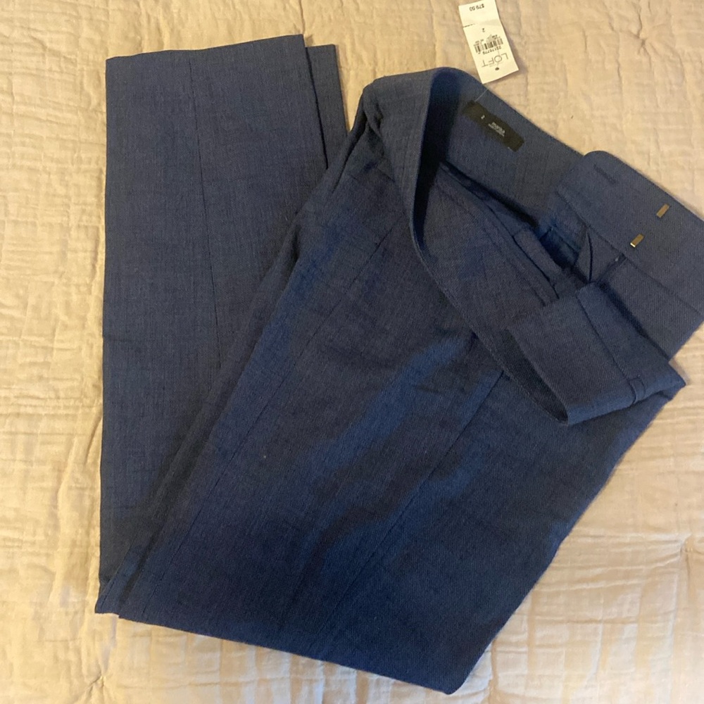 Blue Marisa pants from Loft. Size 2